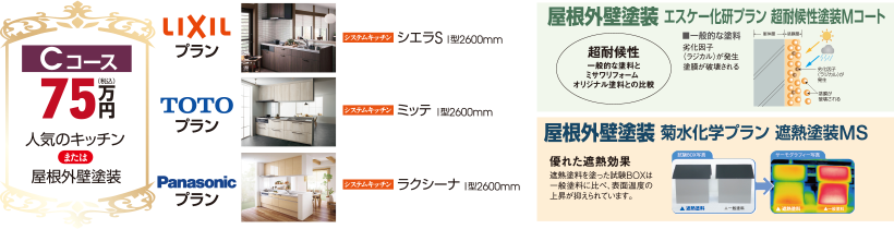 Cコース75万円